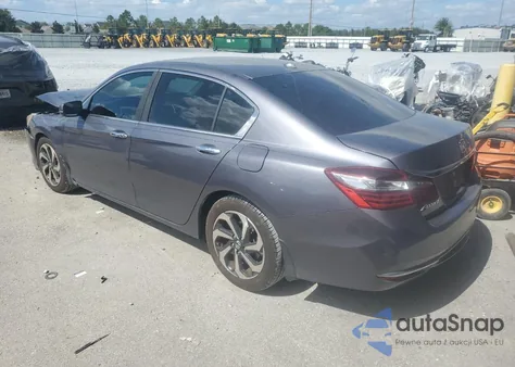 2016 Honda Accord Ex z USA, uszkodzony, nr VIN 1HGCR2F72GA006102